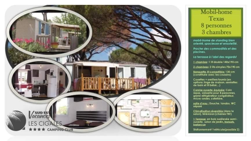Mobil Home Detente 8 Personnes Le Muy Exteriér fotografie